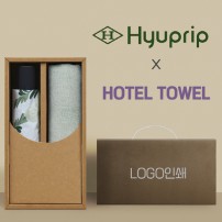 협립3단 뉴플라워즈 완전자동 양우산 +뱀부170세면타월-세트