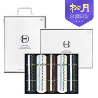 [송월타올] 카운테스라마 체크40 200g 5P 타올세트