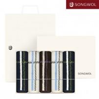 [송월타올] 카운테스마라 체크40 200g 5P 타올세트