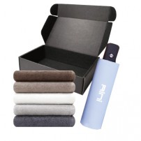 송월 양우산 선물세트 2(송월 뉴컬러무지 150g+3단 자동양우산 R-1)
