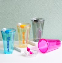 칼라비비드 이중 텀블러 리유저블450ml / 냉온가능