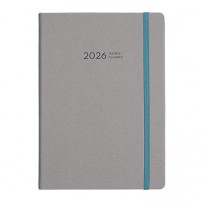 2026 AP15 양장 다이어리 32절 - 웜그레이
