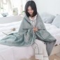 에코라이프 따뜻한 투포켓 단추 망토 담요(60*170) CB581