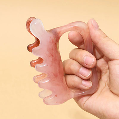 Y리빙 괄사 손잡이 괄사 전신 승모근 두피 종아리 괄사