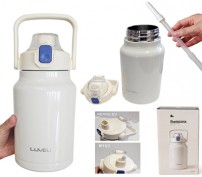 [라온까사 피크닉 텀블러 1300ml] 대용량/개별케이스/빨대포함/인쇄가능