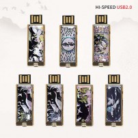 빛나 학 시리즈 자개 USB메모리 USB2.0 4GB~128GB (7종 이미지)