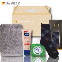 돌봄케어125호(닥스양말+국산타올170g+바세린 핸드크림+유한양행 안티푸라민연고)