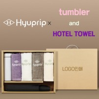 협립 3단60 슈퍼TEN(10K) 포뮬러타이어 고밀도 완전자동우산 +협립호텔코마170타월4P+스마트온도계텀블러-세트