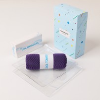 에버센스 아이스 쿨타월 냉감 쿨토시 지퍼백 파우치 세트