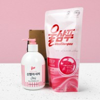애경 울샴푸 손빨래 세탁세제 본품리필세트