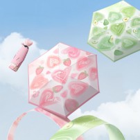 로페리아 5단 하트손잡이 핸들 암막우양산(0216002)