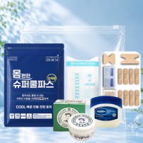몸편한 구급키트 4종세트 41호(일체형 쿨파스+구급밴드 면봉보급형22p+안티푸라민연고+바세린젤리)