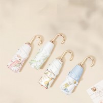 로페리아 금색고리 손잡이 휴대용 양산(0189880)