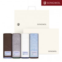 [송월타올] 뉴 바이브 뱀부 220g 4P 타올세트