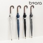 BOR 063 원목 곡자 손잡이 암막 자동 장우산 105 8K