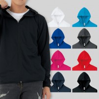 남성 여성 썸머 흡한속건 고급 레스 후드 집업