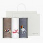 [송월타올] 150g  고운자수 3p 선물세트(쇼핑백)