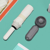벨솔라 선물세트 솜사탕 자동 암막 양우산 우산애착 미니 선풍기