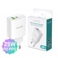뉴에이커 가정용 25W PD3.0+QC3.0 2포트 PPS 초고속 분리형 충전기 케이블 미포함