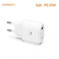 드리온 가정용 GaN PD 25W C포트1구 케이블미포함 (화이트)