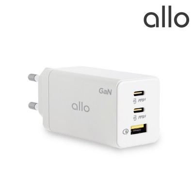 알로코리아 UC365G 65W 3포트 GaN C타입 초고속 충전기