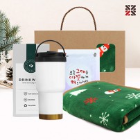 포근한담요텀블러세트-B눈사람