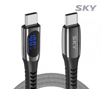 스카이 비트 LED 디스플레이 100W 고속 충전케이블