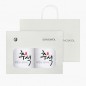 [송월타올] 120g 행복한 추석 2매 선물세트(쇼핑백)