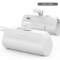신우 도킹형 보조배터리 2in1 8핀 c타입 5000mAh