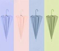 229_모던 프로스티드 롱 핸들 8리브 우산