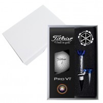 타이틀리스트 PRO V1 3구 볼마커칩 자석티 고급 싸바리케이스