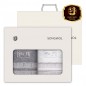 송월 격자 170g 세면타월 2매세트