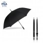 PGA 70폰지FRP_블랙 장우산(방풍기능)