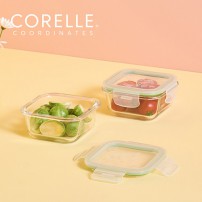 코렐_코디네이츠 브리즈 유리밀폐용기 정사각 2종
