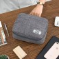 패브릭 여행용 케이블 파우치 수납 가방 K2619