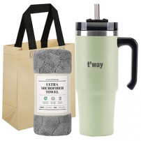 스핀 텀블러 900ml + 타올 선물세트