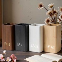 펜꽂이 디지털 시계 연필꽂이 LED시계 a58