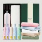 초경량 동글손잡이 캡슐5단 암막양우산+보송보송데일리 순면타올135g 우산타올 선물세트