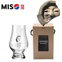 한국전통 K컬쳐 얼굴무늬수막새 신라의미소 위스키잔 노징글라스 양주 니트잔 170ml 1P 선물세트