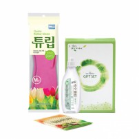 참그린식물 고무장갑 수세미(3종)