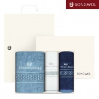 [송월타올] 송월 더블다이아 바스+세면 3P 선물세트