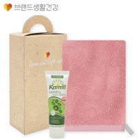 브생건910호 2종 케이스세트(카밀 핸드크림+국산 핸드고리수건타올)