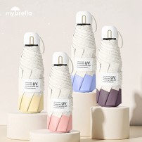 마이브렐라 크리스탈 캡슐 8K 5단 수동 경량 암막 양우산(UPF50+)