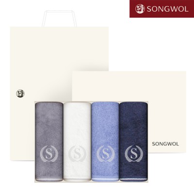 [송월타올] 송월 슈퍼클래스 뱀부 S90 4P 타올세트