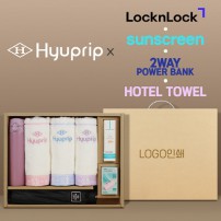 협립 3단 70 암막고밀도 완전자동우산 +협립눈꽃타월타월3P+락앤락슬림핏원터치텀블러+선크림+배터리-세트