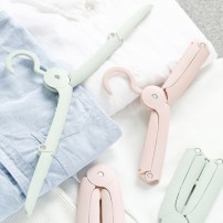 파스텔 멀티 접이식 옷걸이 휴대용 여행