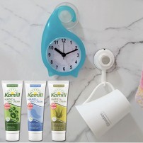 카밀 핸드크림 로션+ 타올걸이 시계 선물세트, 단체 기념 행사 판촉 선물용 사은품 답례품 기프트 화장품 벽시계 탁상시계