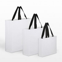 타포린가방 종이 화이트 (소,중,대)