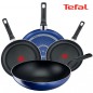 테팔 팬&냄비 PTFE 미드나잇 블루 4종세트 (프라이팬 24cm + 26cm + 28cm + 볶음팬 28cm)