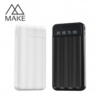 메이크 make 거치가능 대용량 LCD 보조배터리 20000mAh